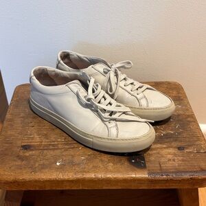Common Projects - White Leather Low-Top Sneakers